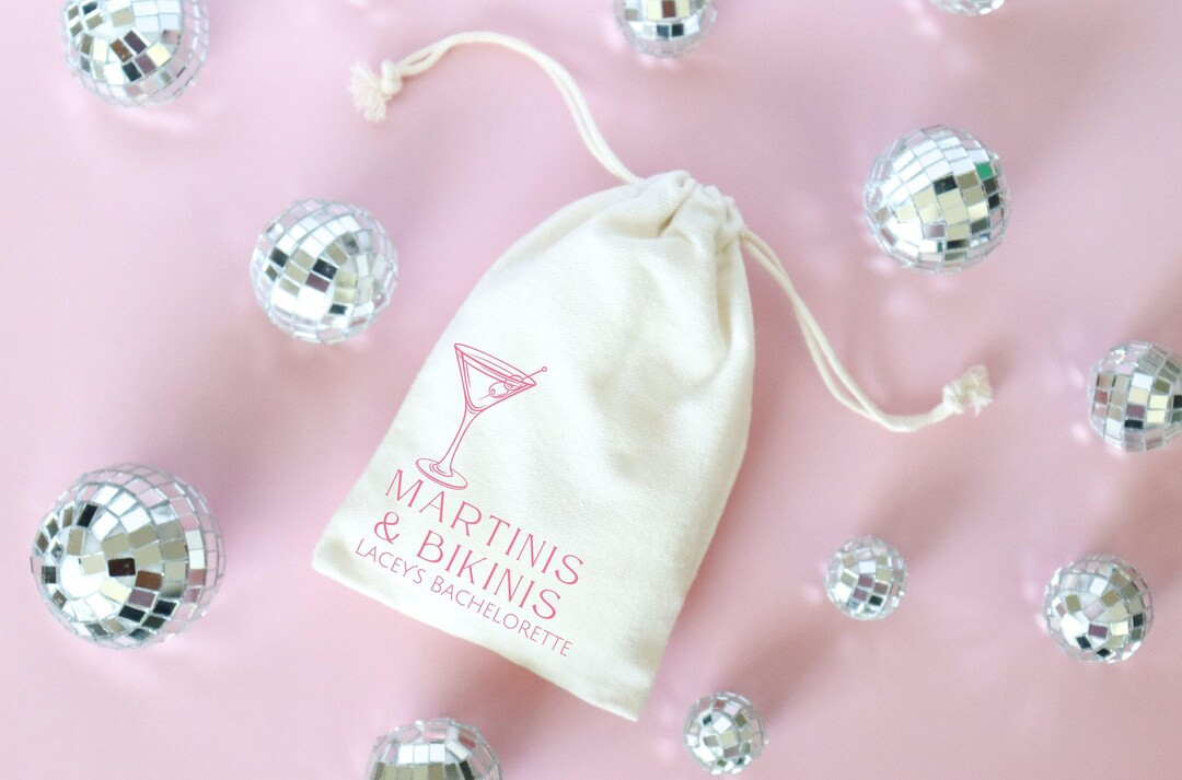 Martinis and Bikinis Hangover Kit for Bachelorette Party Recovery Kit for Bridesmaids Hangover Ba... | Etsy (US)