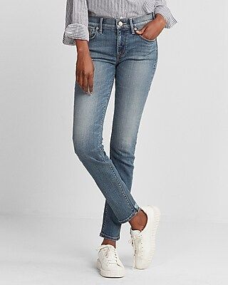 Mid Rise Stretch Super Skinny Jeans | Express