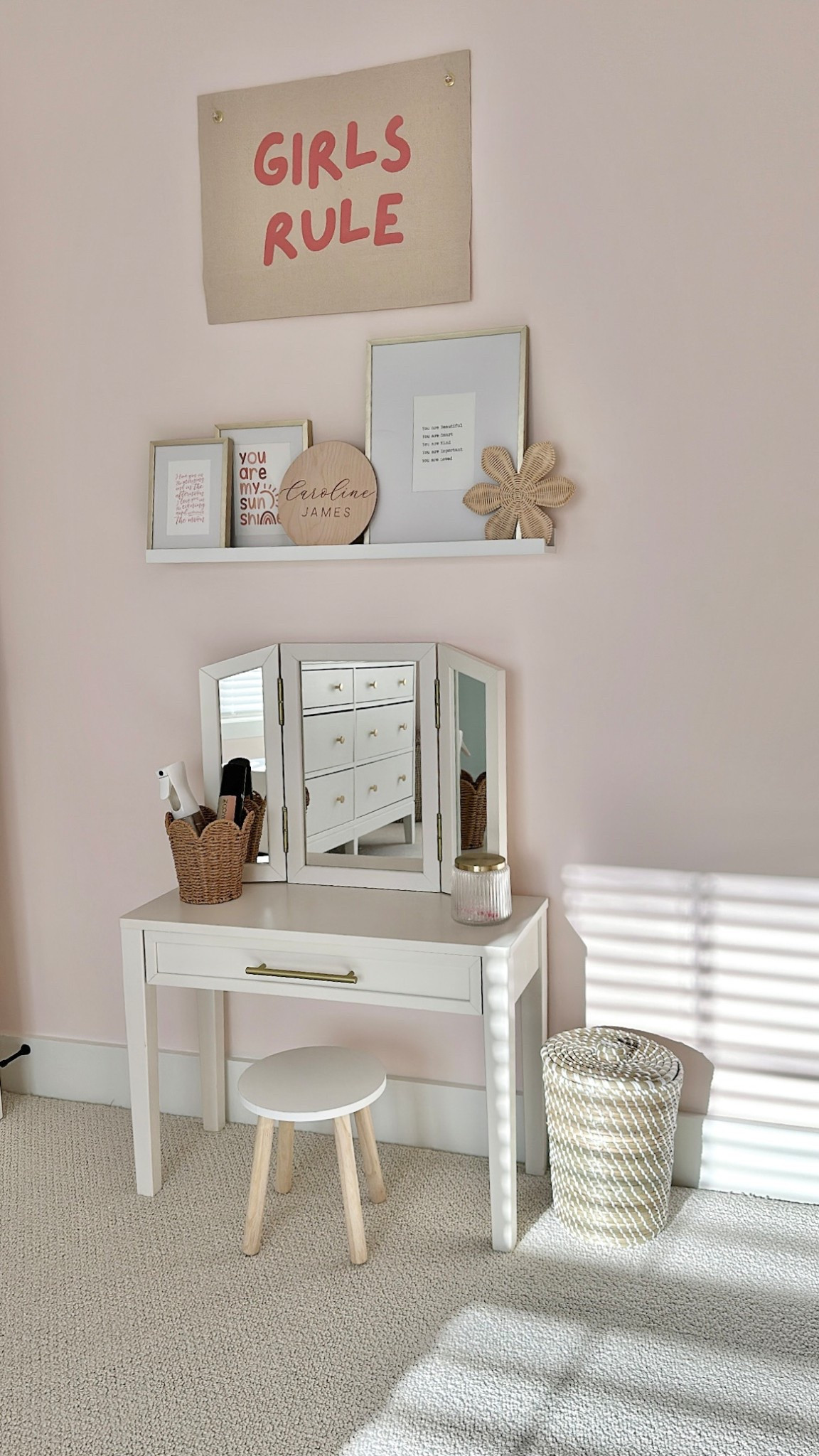 Toddler girl room, toddler vanity, girl room decor

#LTKFamily #LTKKids #LTKHome