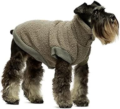 Fitwarm Vest Fuzzy Thick Sherpa Dog Coat Vest Turtleneck Sweater Puppy Winter Clothes Doggie Knit... | Amazon (US)