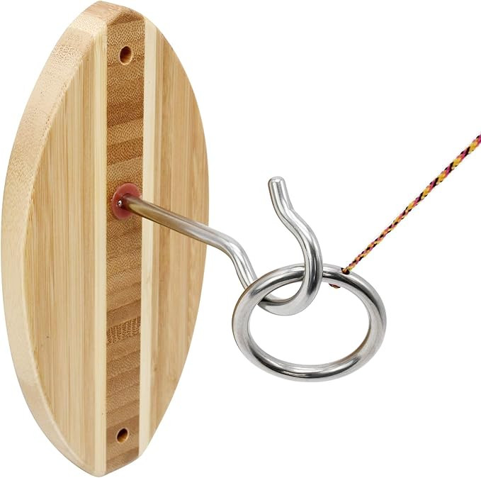 Hook and Ring Toss Game for Adults,Ring Toss Tailgating Game Set,Washer Game,Yard Games for Indoo... | Amazon (US)