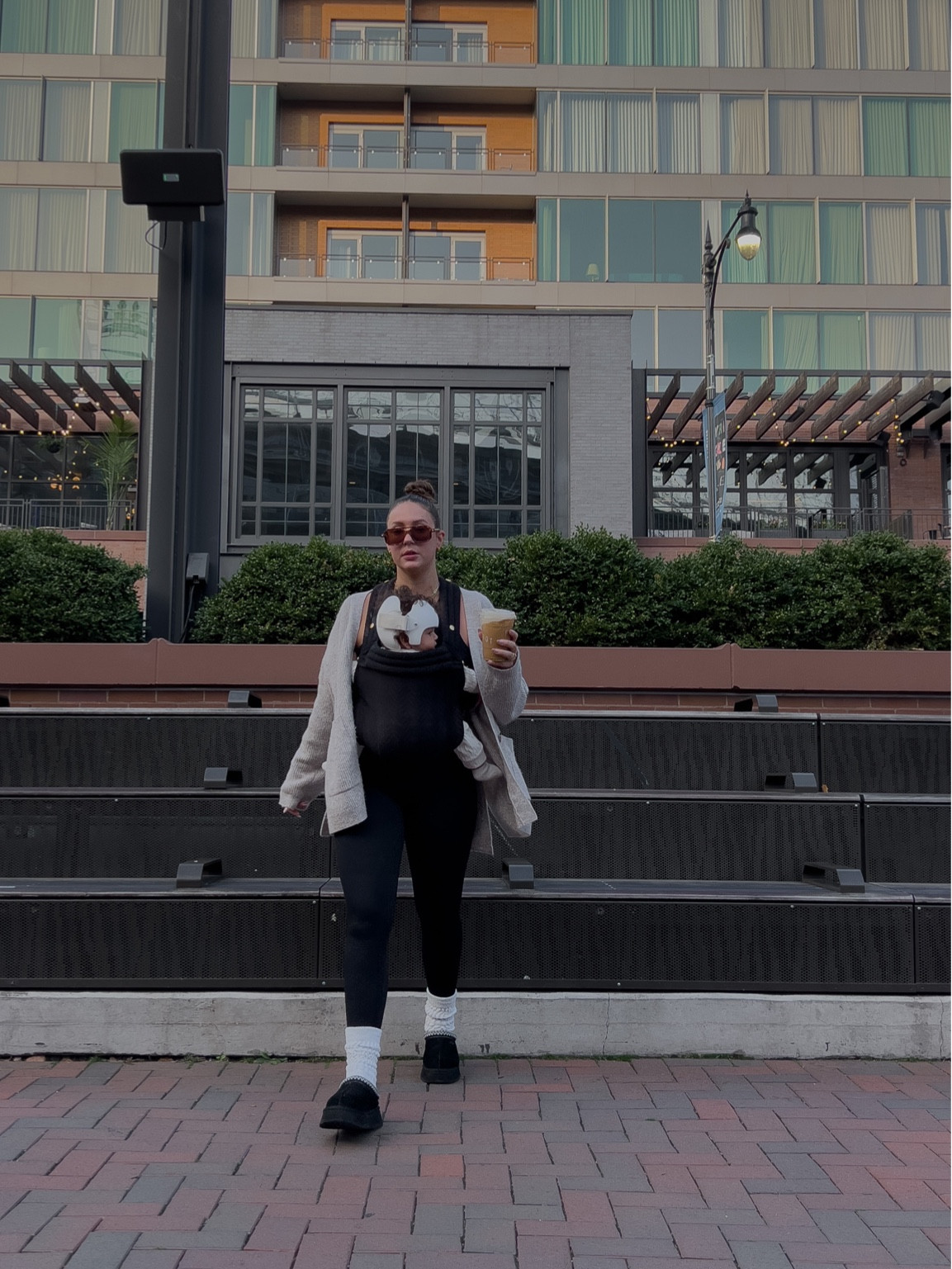 easy & cozy coffee run outfit + baby wearing style inspo 

#LTKstyletip #LTKfindsunder50 #LTKmidsize