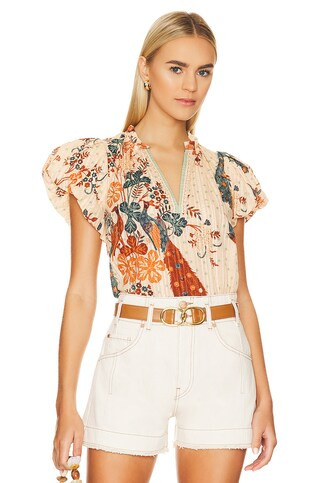 Ulla Johnson Kai Top in Egret from Revolve.com | Revolve Clothing (Global)