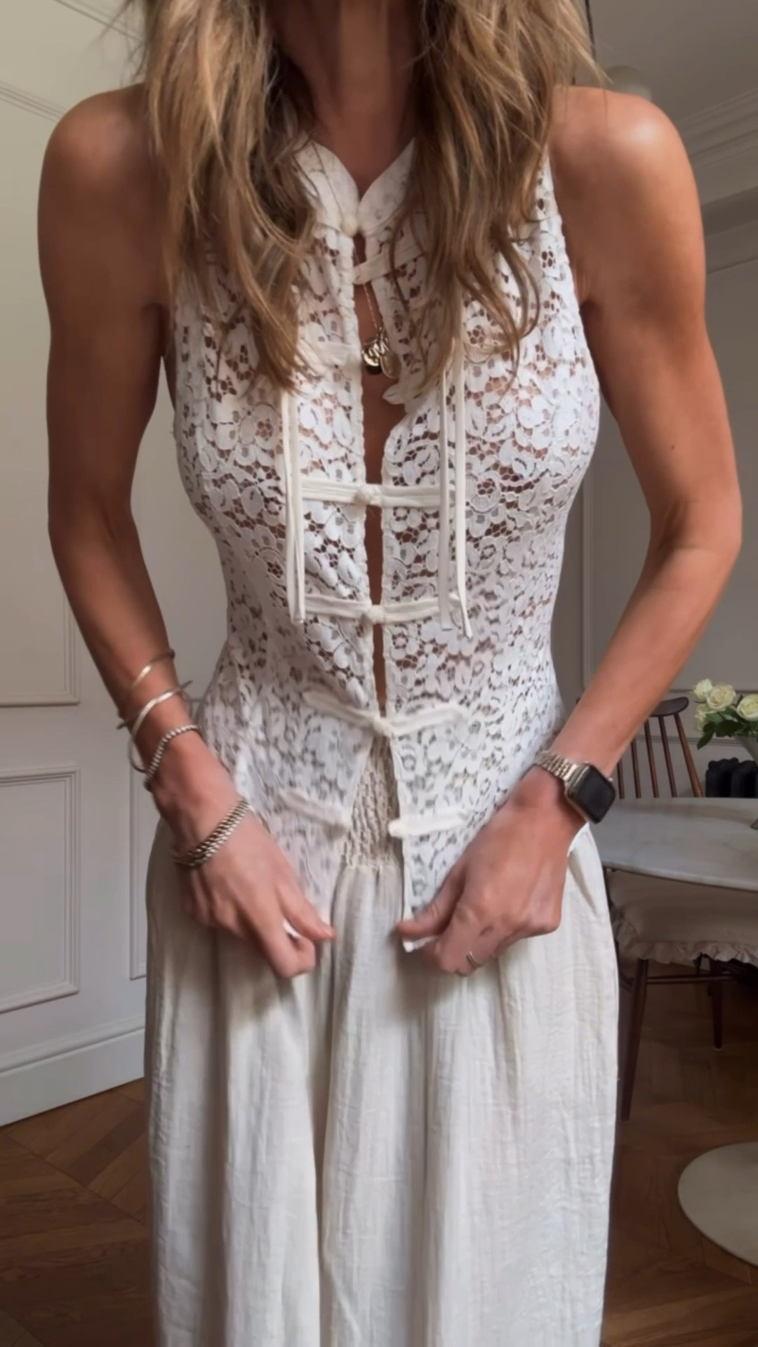 The sun got me ordering for Summer and this outfit is everything I hoped 🤍 that button detail on the top and the comfort of the trousers is another level. 🤍🤍🤍 

#LTKsummer #LTKspring #LTKuk