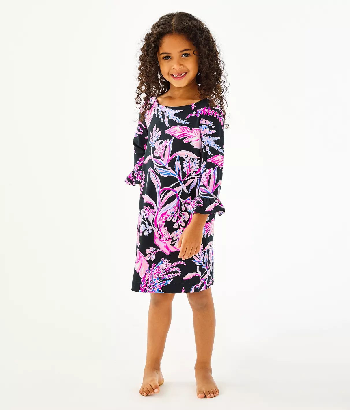 Girls UPF 50+ Mini Sophie Ruffle Dress | Lilly Pulitzer