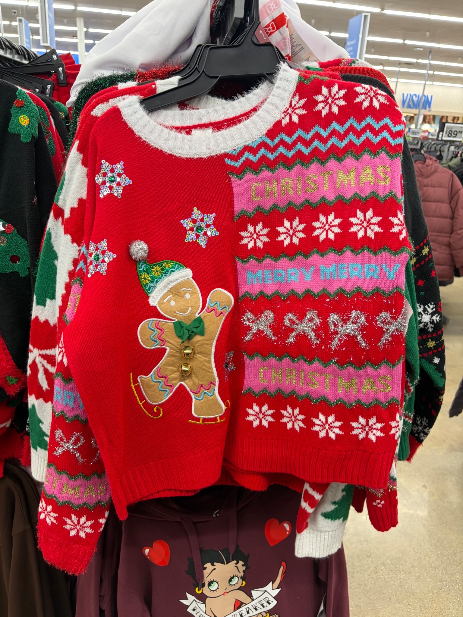 Fun and (not) ugly Christmas sweaters with fun details and designs!

Walmart holiday sweaters for women
Sweater for work Christmas party 
Ugly Christmas cardigans

#LTKHoliday #LTKFindsUnder50