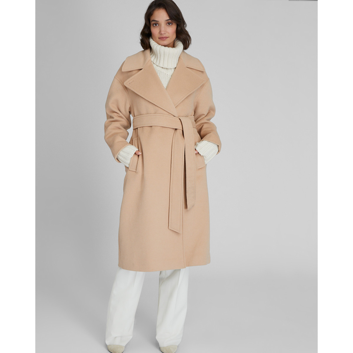 Tie Waist Wrap Coat | Club Monaco (Global)