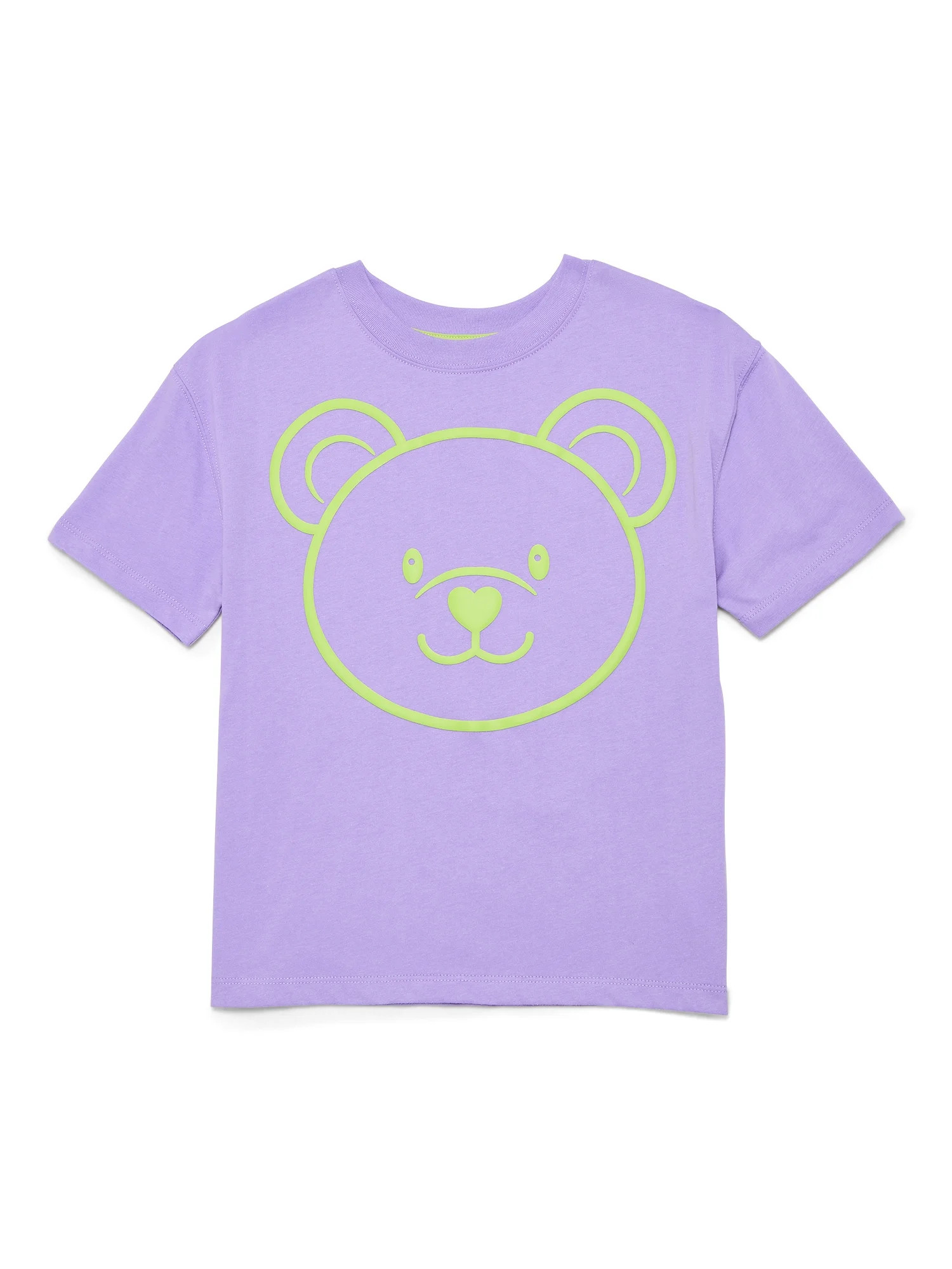 Valentine's Day Girls Bear Graphic Tee from Way to Celebrate, Sizes 4-16 | Walmart (US)