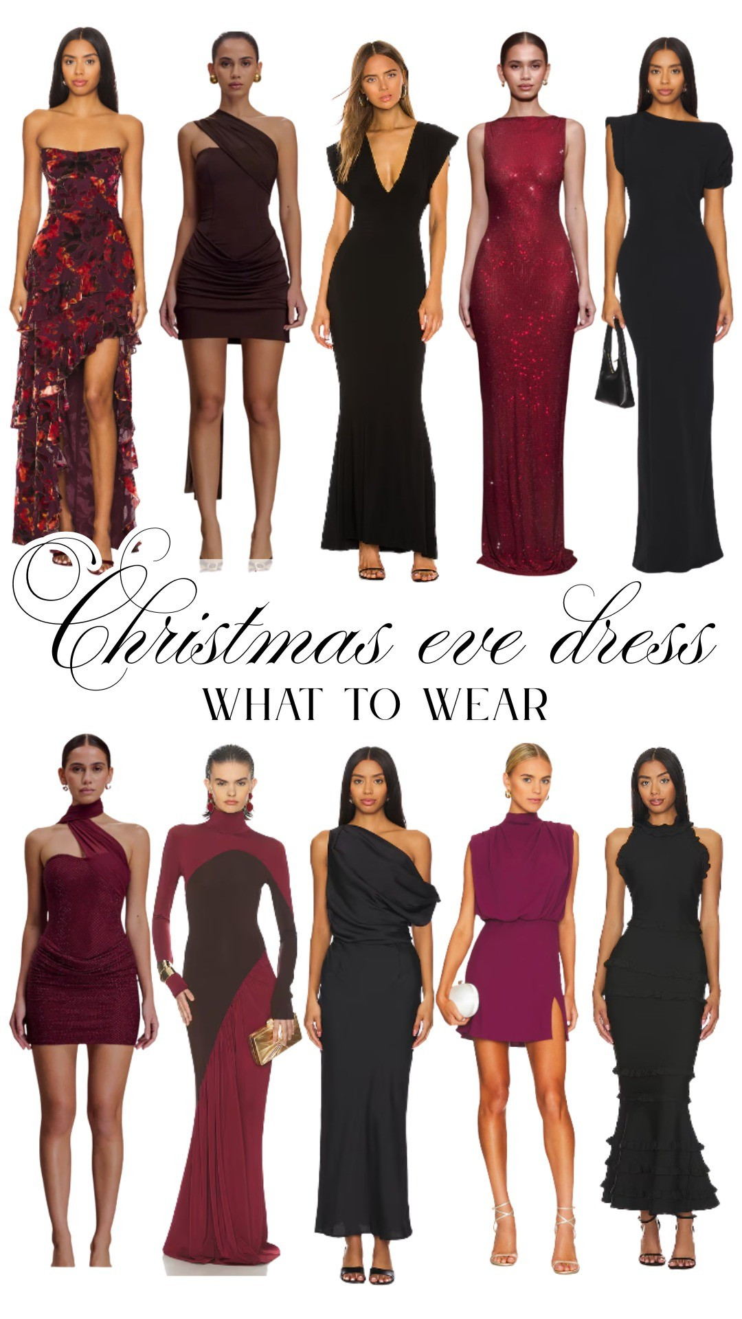 Festive Glam: From Cozy to ChicFrom intimate dinners to sparkling parties — these Christmas dresses for women fit every mood 💫🎀 My mix & match lineup:* Meshki blush velvet corset dress* Revolve gold sequin mini* Vici emerald wrap maxiEach piece adds its own festive story — soft, feminine, and effortlessly chic.🎄 Save this post for your holiday outfit inspo and tag your bestie who’s already planning her Christmas party look!#HolidayStyleEdit #VelvetChristmasDress #RevolveStyle #MeshkiBabe #ViciDolls #ChristmasDressesForWomen #LTKstyle

#LTKWedding #LTKHoliday #LTKSeasonal