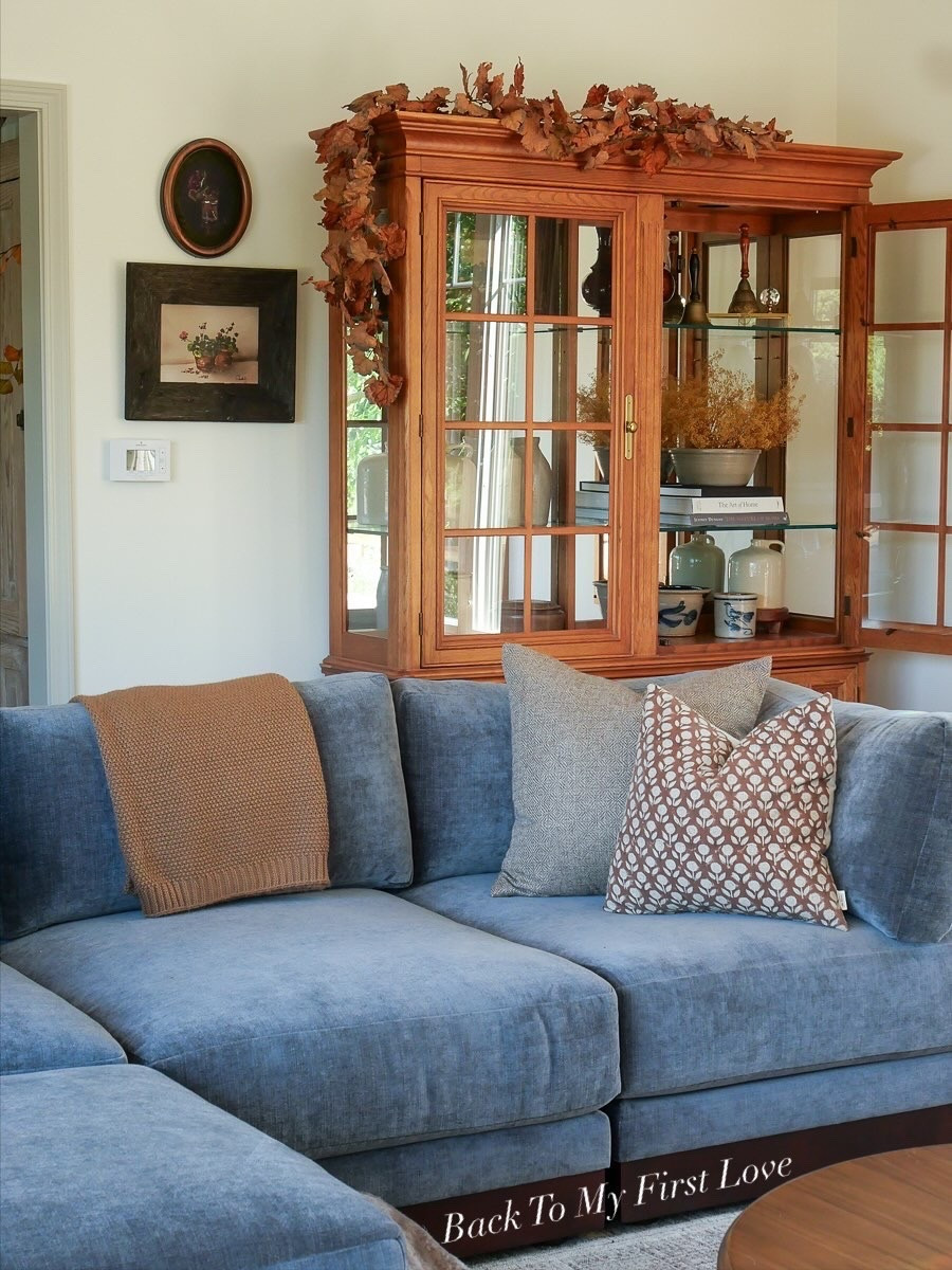 Fall decorating is made easy with pops of burnt orange and pattern pillows in the living room.
 #falldecor

#LTKFindsUnder100 #LTKFindsUnder50 #LTKHome