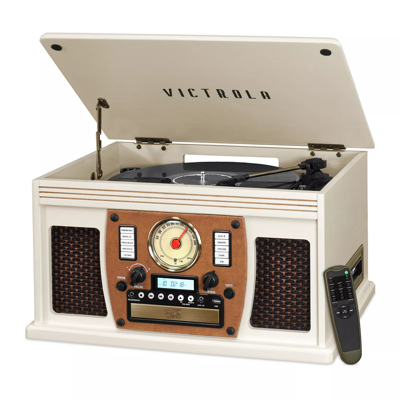 Victrola Navigator Classic Bluetooth Record Player with 3-speed Turntable, White | Kohl's