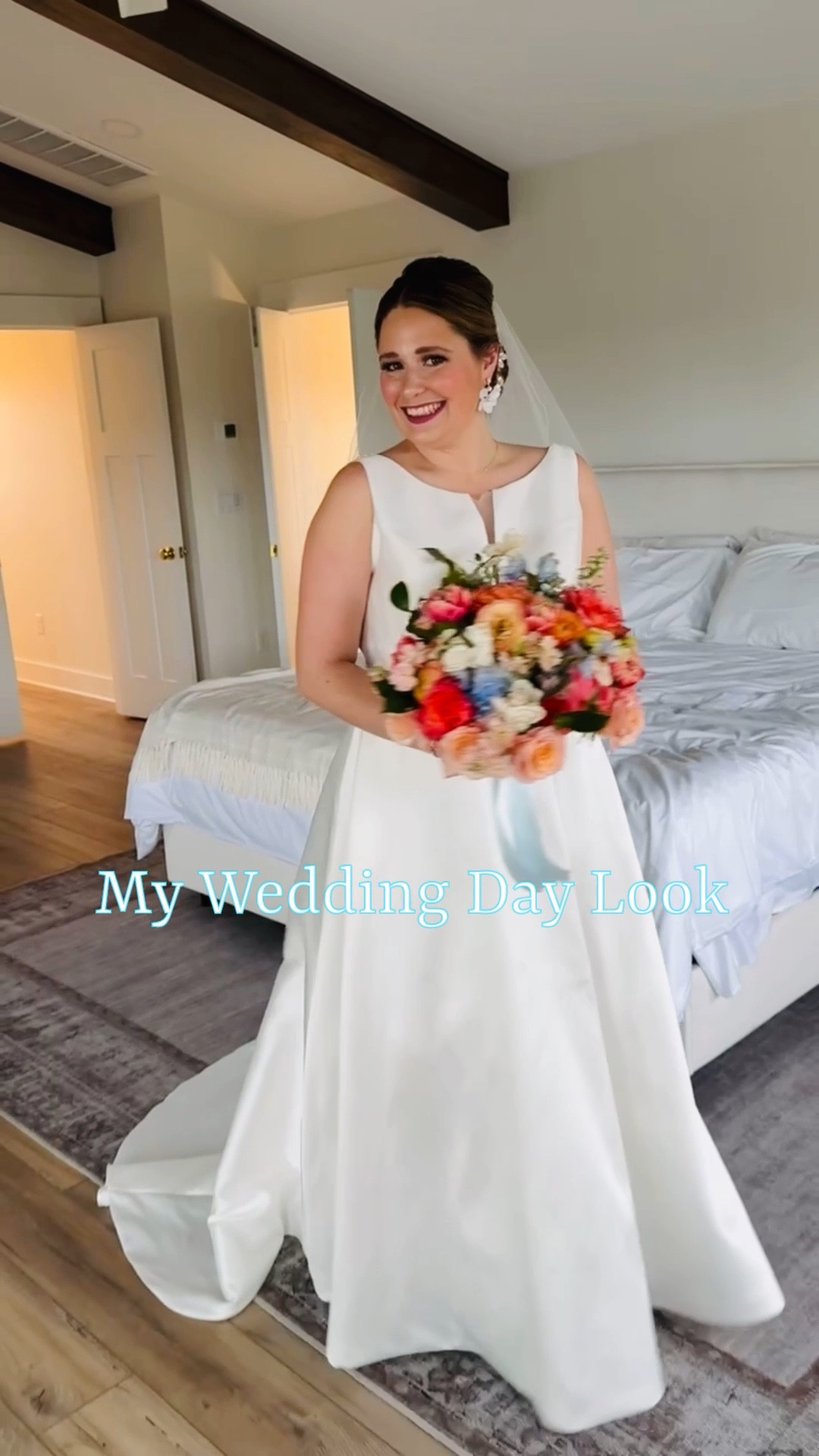 Shared all the details of my classic + elegant wedding dress on my blog today! 👰🏻‍♀️ 🤍 While I can’t link my wedding dress, I am linking my wedding day accessories, jewelry and long-wear makeup! 

#LTKWedding