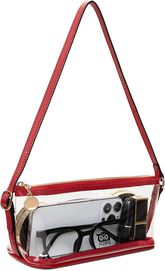Clear Purse Bag for Stadium Events Small Transparent Bag See Through Crossbody for Concert, Sport... | Amazon (US)
