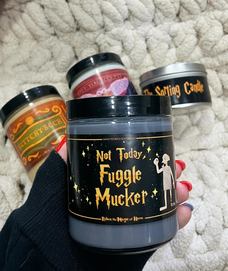 NOT TODAY FUGGLE Mucker Candle | Fun Gift | Bookish Gift | Book Lovers Gift | Fun Option to Have ... | Etsy (US)