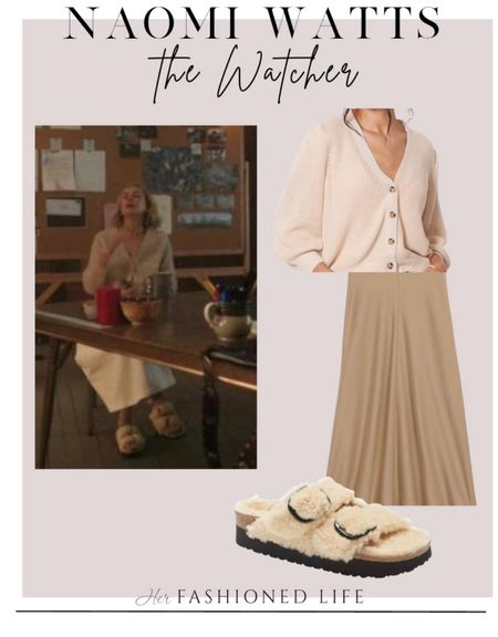 Naomi Watts, The Watcher outfit inspo

Cardigan
Fall Skirt
Cozy Birkenstocks

#LTKstyletip #LTKHoliday #LTKGiftGuide