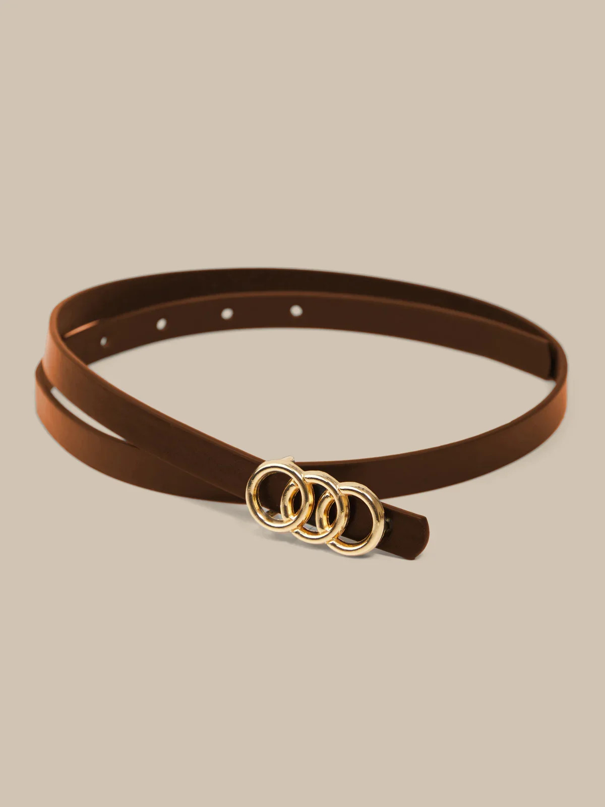 89th & Madison Triple Circle Buckle Belt | 89th + Madison