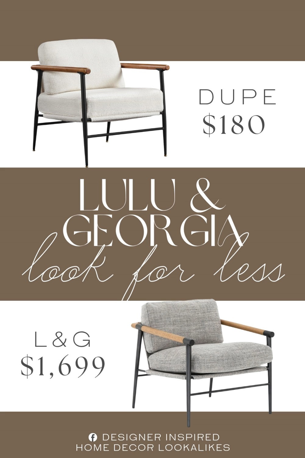 Inspired by Lulu & Georgia Accent Chair. Contemporary Accent Chair. Minimalist Lounge Chair. Mid-Century Modern Side Chair. Boucle Accent Chair. Cozy Upholstered Chair. Modern Vanity Chair. Metal Frame Accent Chair. Plush Back Side Chair. 

Home more affordable option find copy cat similar look for less budget friendly affordable cheap cheaper beautiful pretty. Clearance sale coupon code discount code promo code luxury lookalike look a like Inspo inspiration inspired by idea ideas Love like these? I share multiple every day in my FB group.
#luluandgeorgiainspired #accentchair #sidechair #livingroomchair #upholsteredchair #bouclechair #livingroominspo #furniturefinds #loungechair 

 #LTKHome