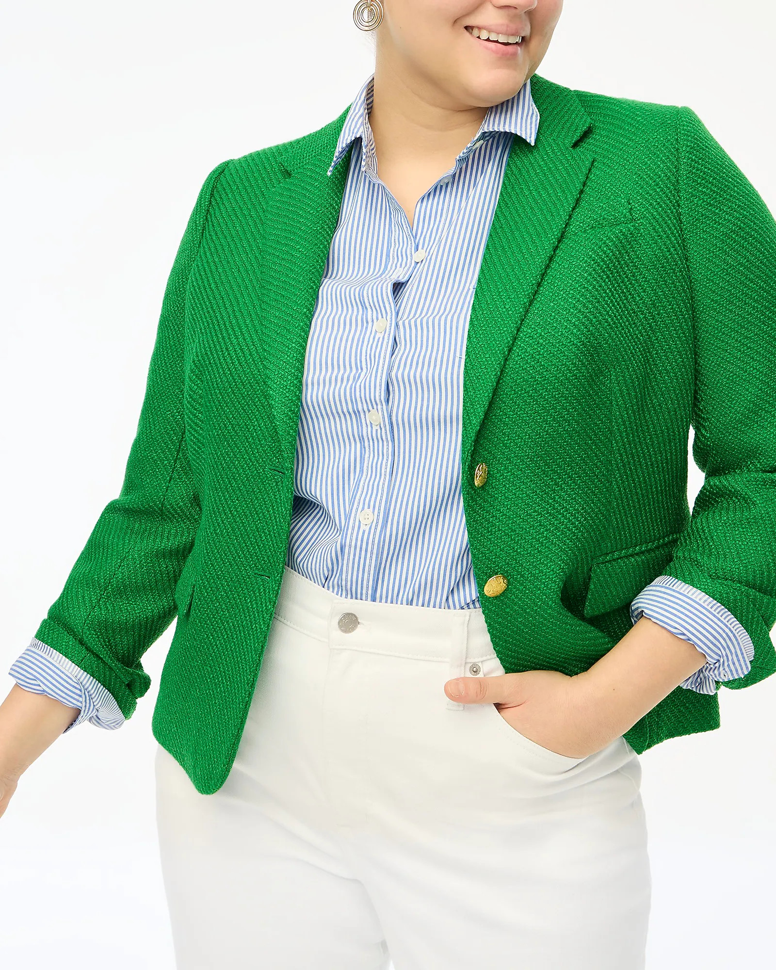 Tweed schoolboy blazer | J.Crew Factory