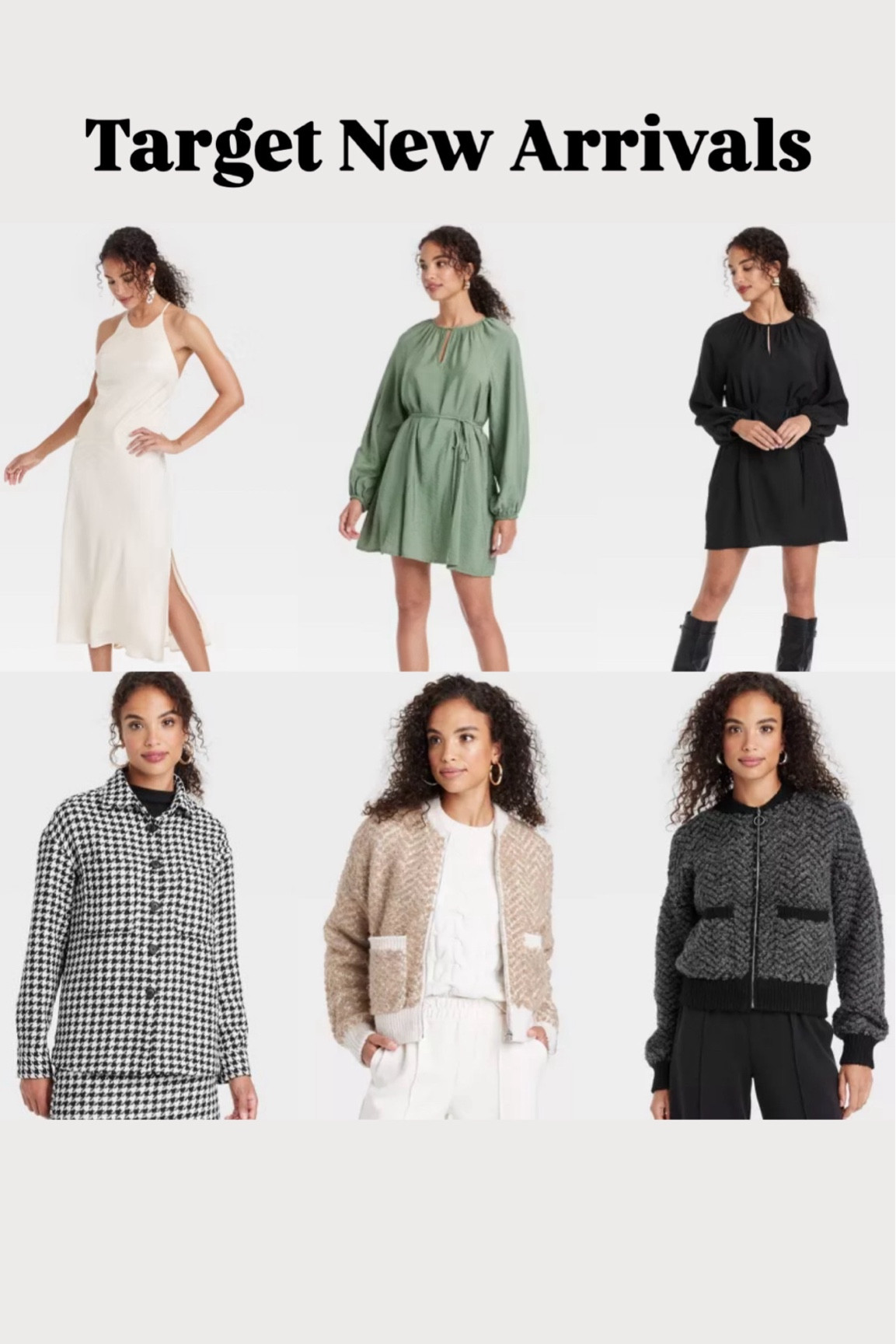 Target new arrivals 
Dresses and jackets 

#LTKFindsUnder50 #LTKFindsUnder100