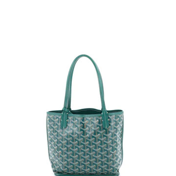 Anjou Reversible Tote Coated Canvas Mini | Rebag