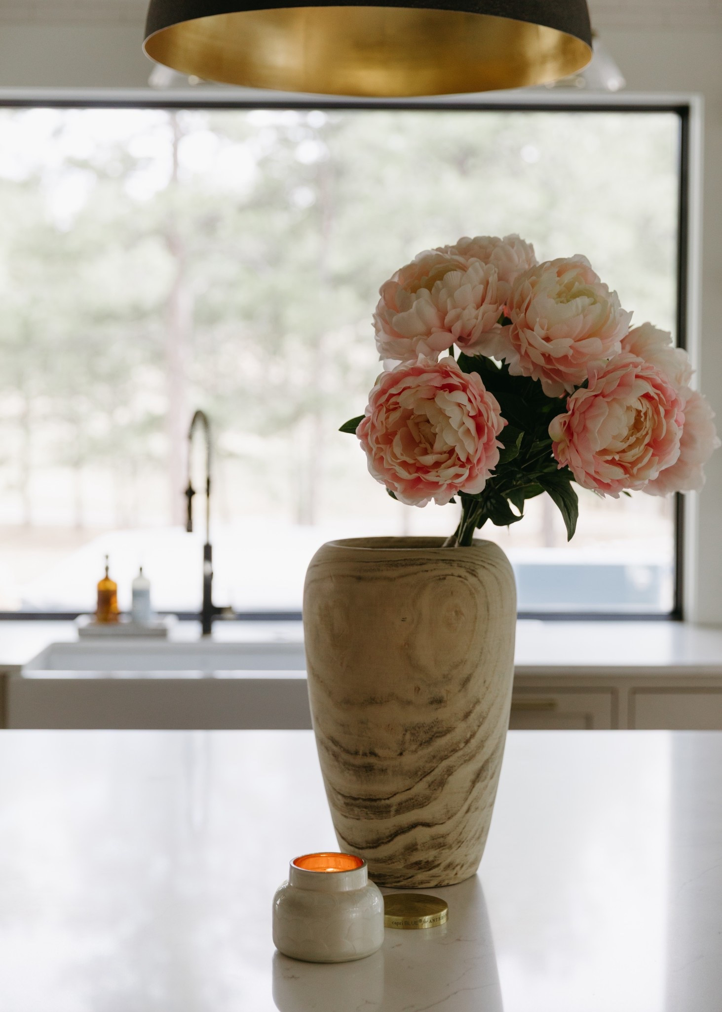 The details on this wood vase are stunning. It works so well for every season. Spring faux stems linked.

#LTKdayinmylife #LTKSeasonal #LTKHome