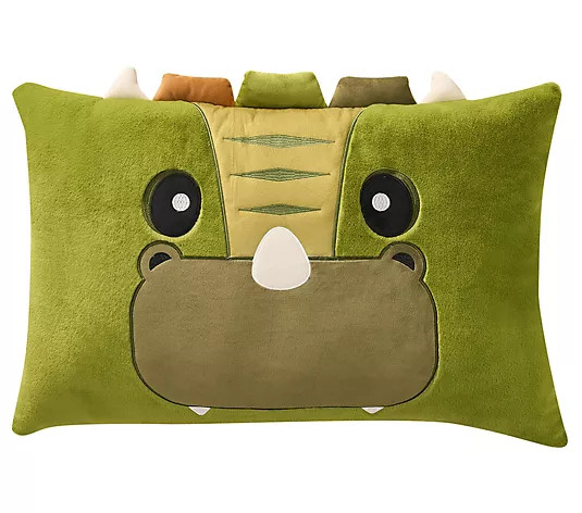 Olivia & Finn 20" x 30" Dino Kids Decorative Body Pillow - QVC.com | QVC