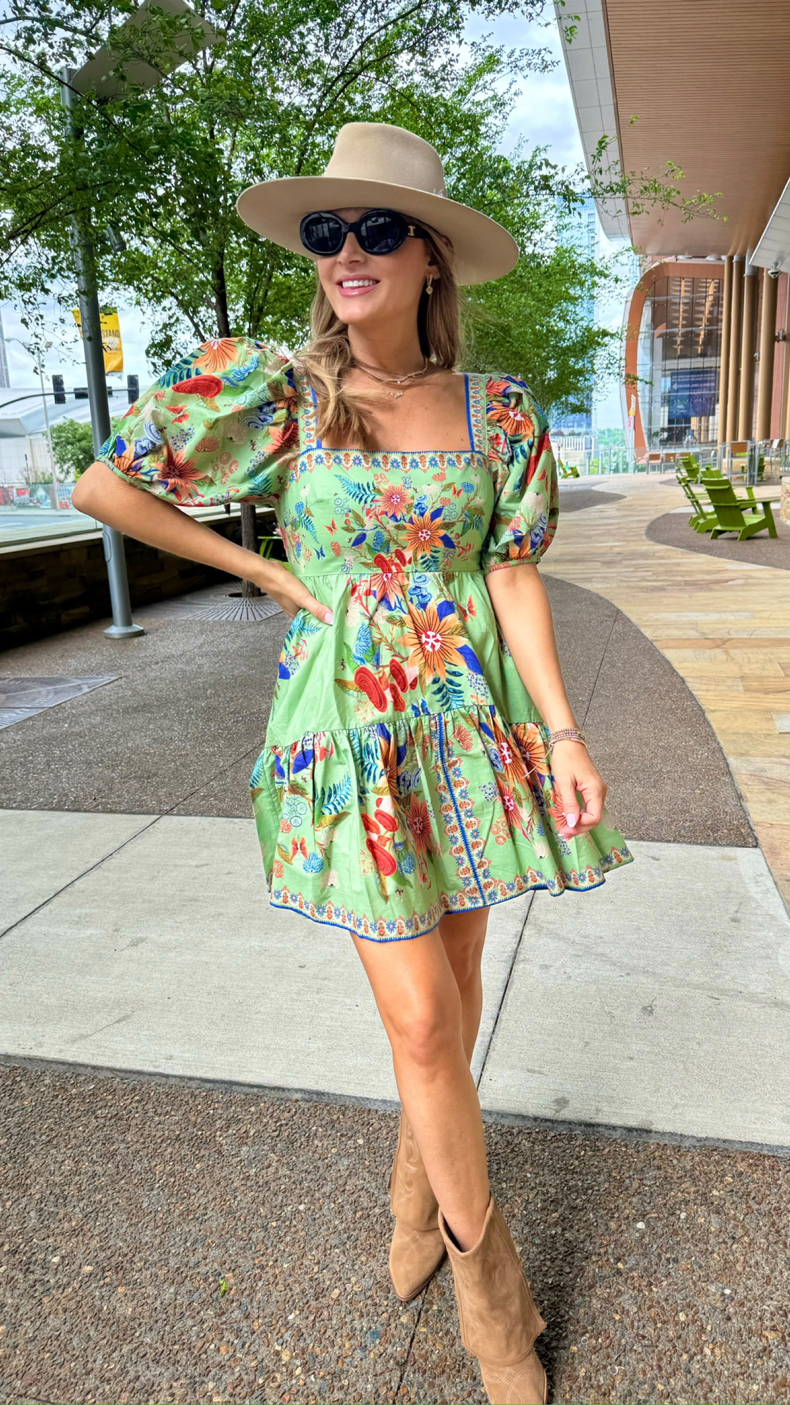 slim fit dress slacks Zoella Green Off The Shoulder Mini Dress - US 14 main image 0