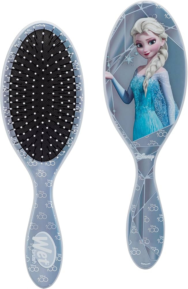 Wet Brush Original Detangling Brush, Elsa (Disney 100) - Detangler Brush with Soft & Flexible Bri... | Amazon (US)
