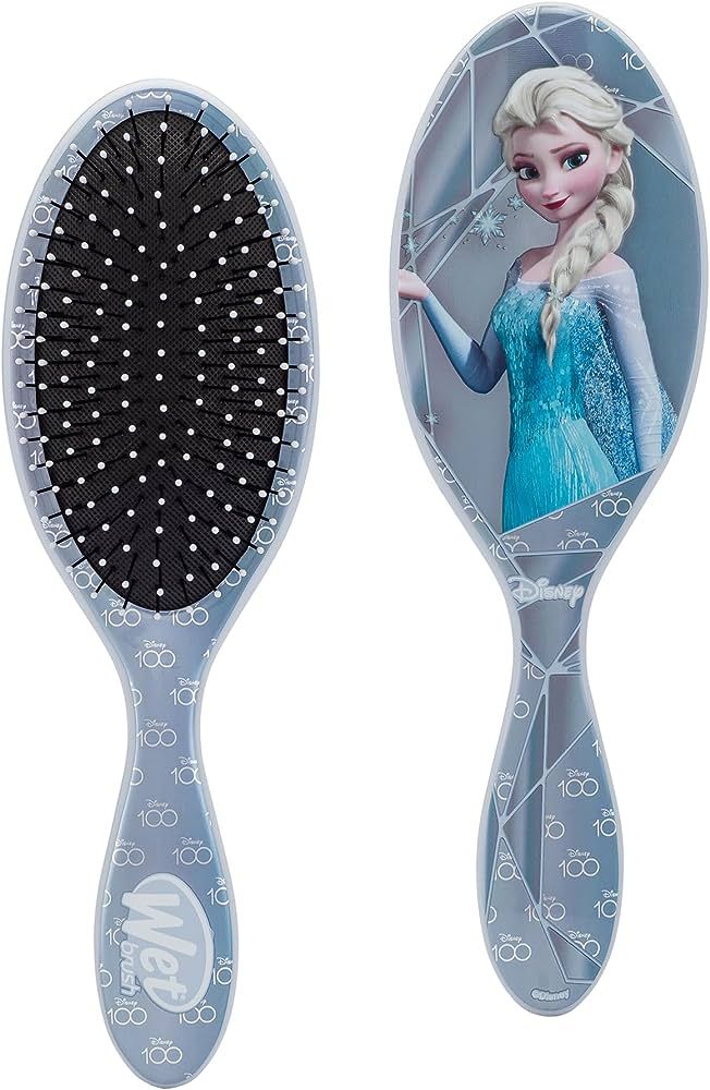 Wet Brush Original Detangling Brush, Elsa (Disney 100) - Detangler Brush with Soft & Flexible Bri... | Amazon (US)