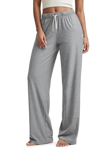 ODODOS Women's Straight Leg Pants Ultra Soft odSTRATUM Tech Relaxed Casual Pajama Lounge Pants wi... | Amazon (US)