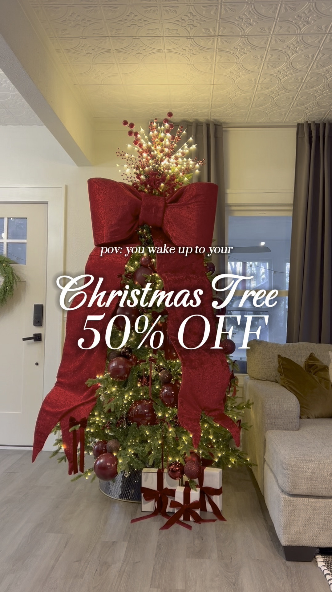 Send help because I am unwell! 🤯 My Christmas Tree is now 50% OFF! 😱🤯 I can’t even put into words how my I looove my Christmas Tree 😅 so it’s no surprise I am tempted to get 1 more now that its half the price! 😂👀 

INFO: This Tree is from @athomestores - to get the direct link you can:
✨Go to my bio under LTK, or
✨ comment TREE and I will send it directly to your DM
P.S.: if you don’t follow me prior to commenting, instagram tends to block my DM, so check your “requested folder”. If you still don’t see it, DM me and I will resend. 

-
#Christmas #christmastree #viralchristmastree #affordablechristmastree #bestchristmastree #christmasdecor #christmasdecorations

#LTKSaleAlert #LTKHoliday