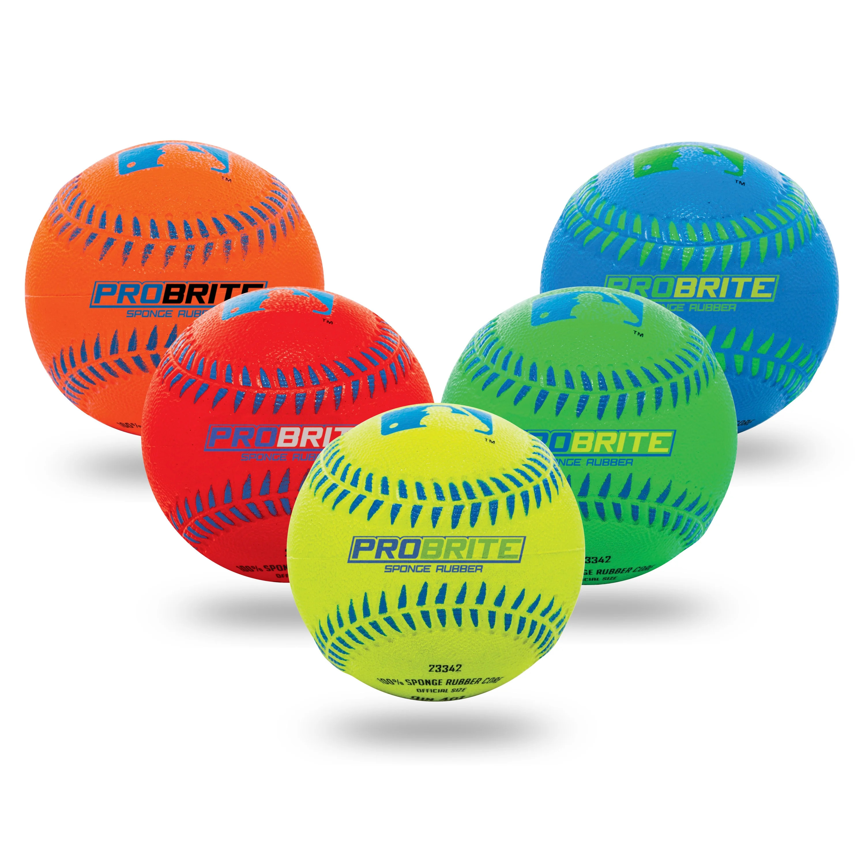 Franklin Sports Probrite Neon Rubber Teeball Baseball - 1 Ball per Pack - Colors Vary - 0.02 Ibs | Walmart (US)
