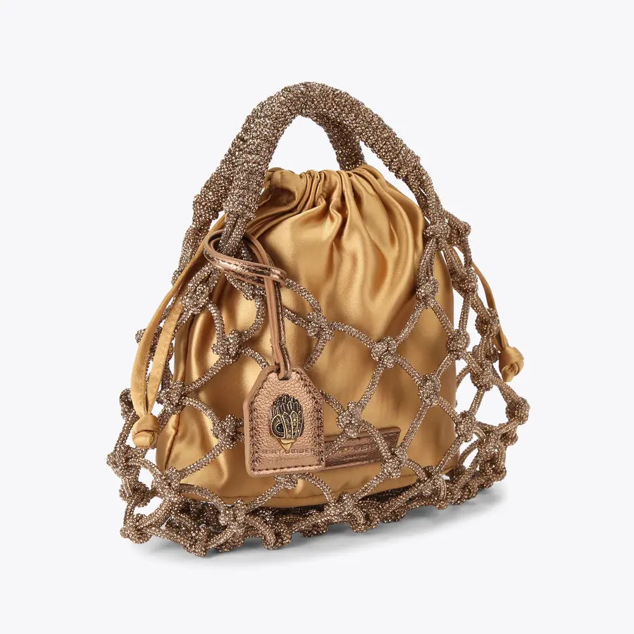 small macrame crystal bag | Kurt Geiger US