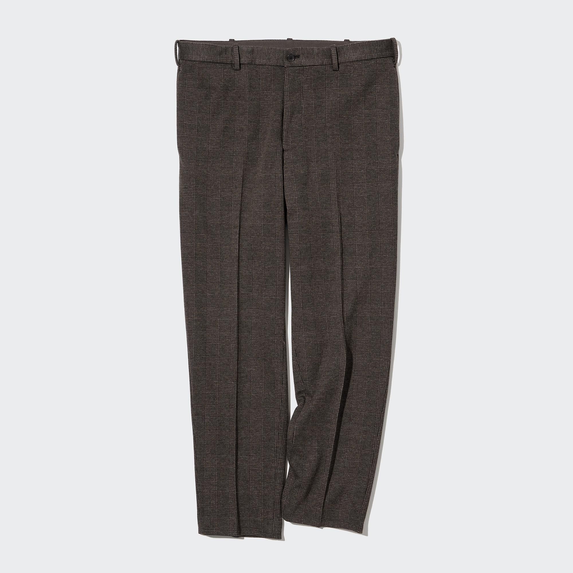 Smart Ankle Pants (2-Way Stretch Glen-Check) (Men) | UNIQLO US | UNIQLO (US)