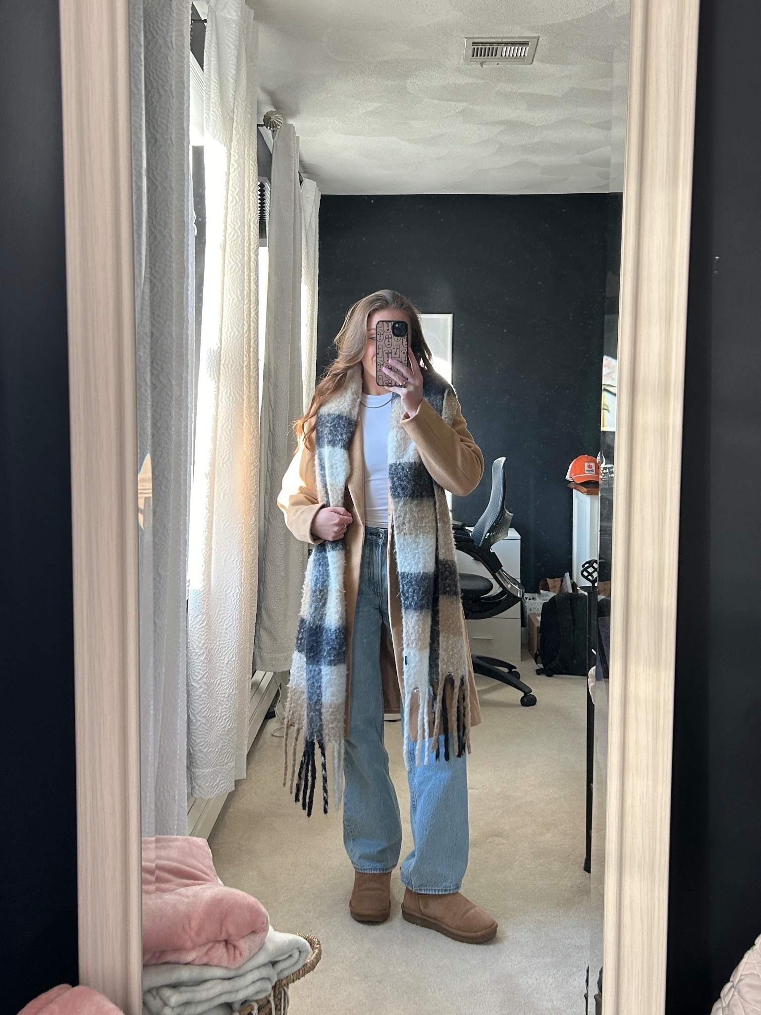 jeans outfit, jeans outfit inspo, jeans outfit inspo, fall outfit, fall outfit inspo, fall outfit inspiration, fall ootd, fuzzy boots, boots outfit, brown bag, brown shoulder bag, brown purse, simple outfit, neutral outfit, classic outfit, classy outfit, winter outfit, winter outfit inspo, long coat, wool coat, wool-blend coat, khaki coat

#LTKFindsUnder100 #LTKStyleTip #LTKootd