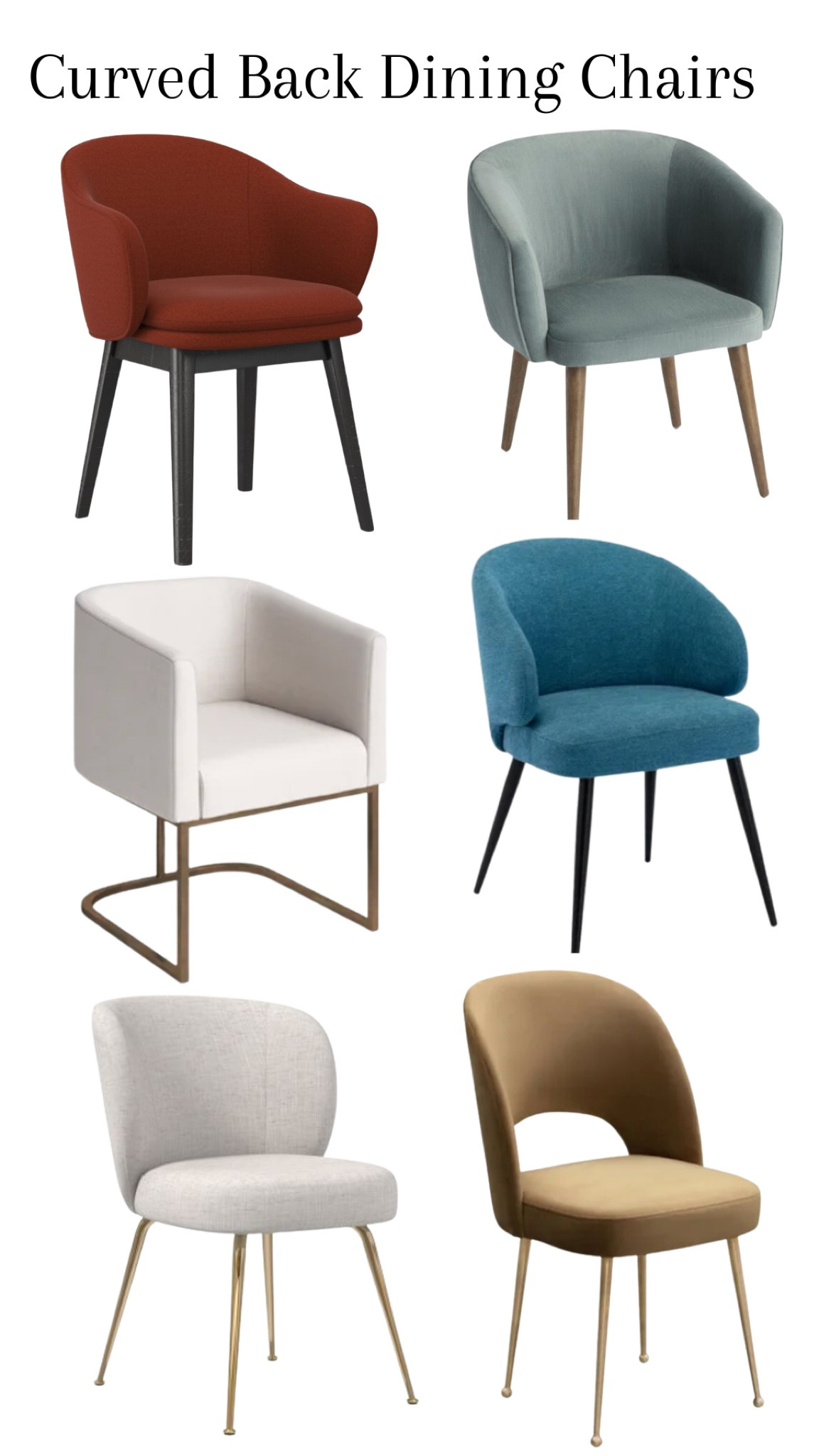 Curved Back Dining Chair

#LTKFind #LTKhome #LTKstyletip