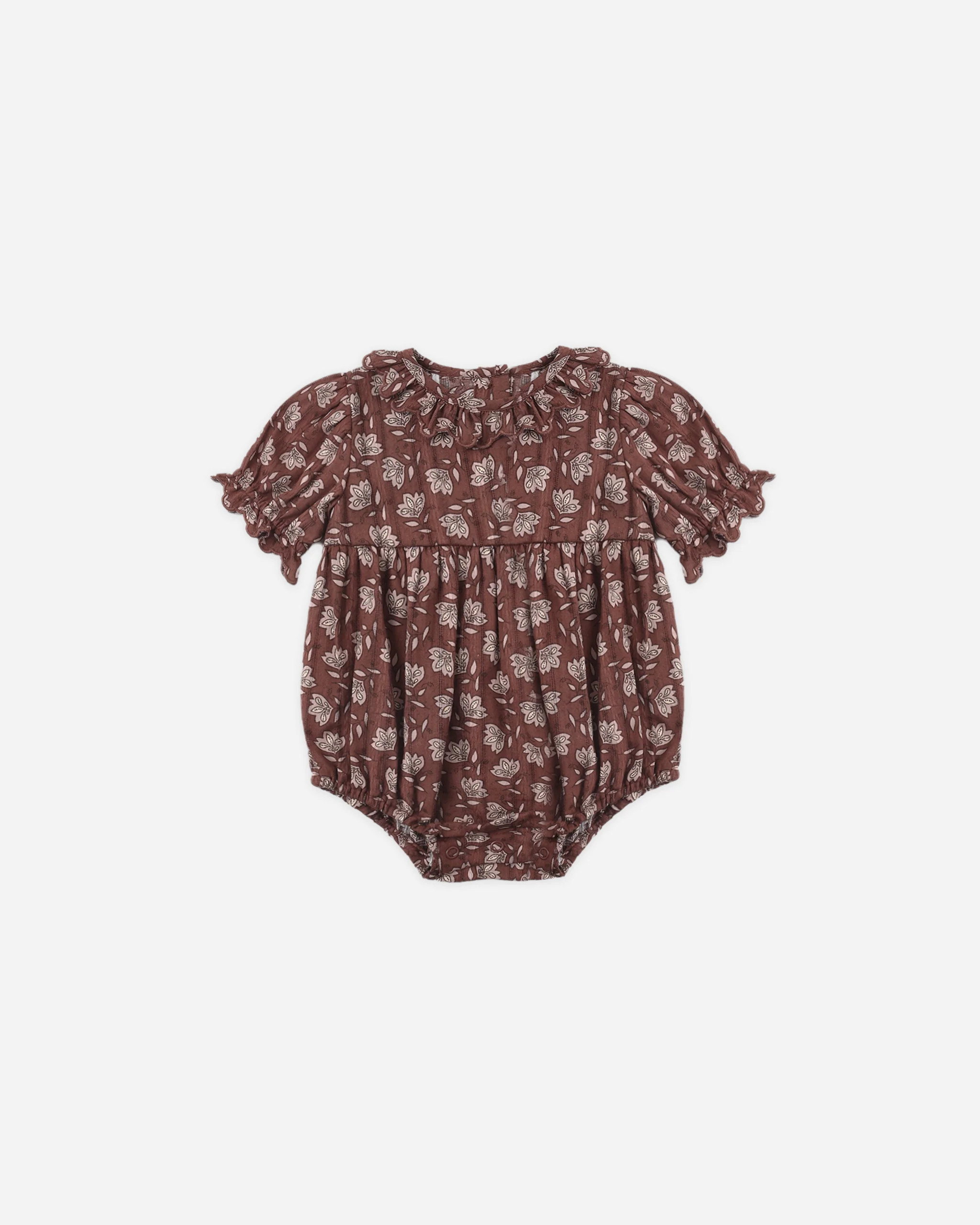 Liv Romper Mulberry Iris | Rylee + Cru