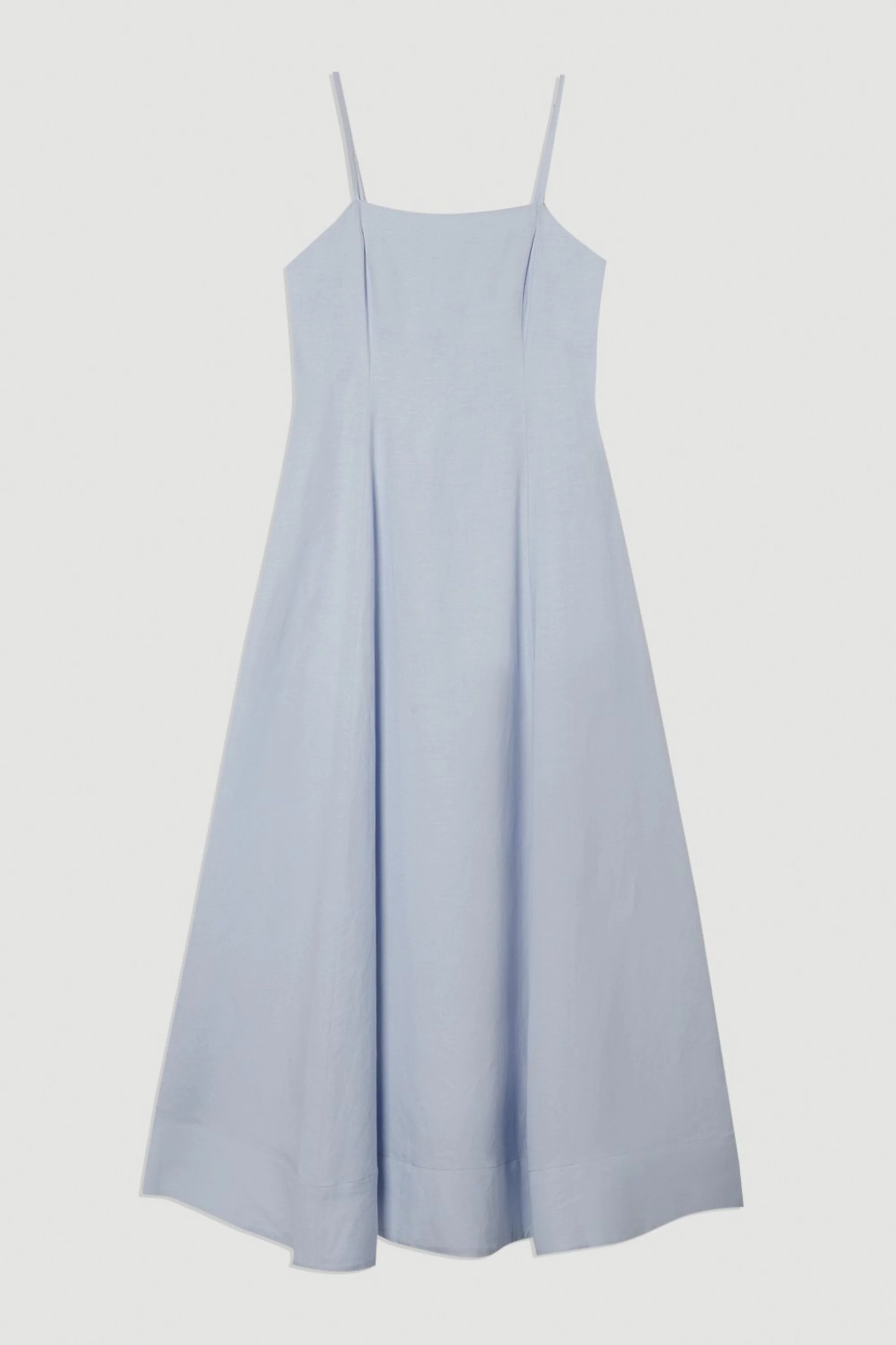 Tall Linen Woven Maxi Prom Dress | Karen Millen US