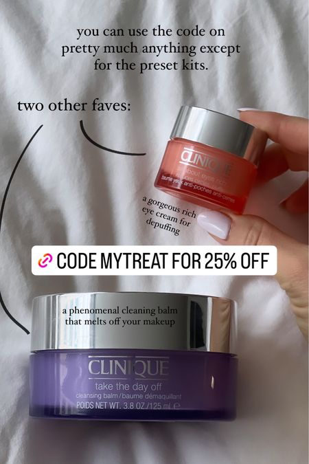 Some recs to pick up during the @clinique promo today! Use code MYTREAT for 25% off #cliniquepartner