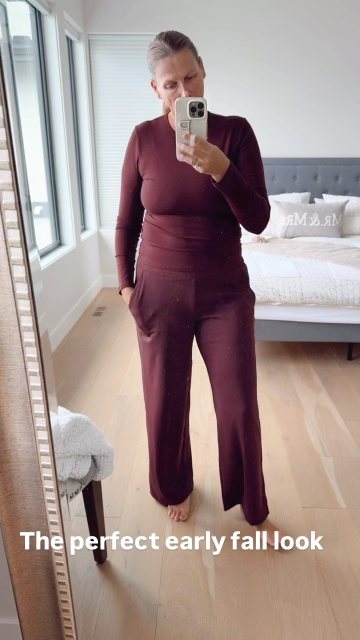 Early fall monochrome look
The perfect color for fall 

Weekend outfit, casual outfit, fall outfit, athleisure, athleta style

#LTKfall #LTKstyletip #LTKover50style