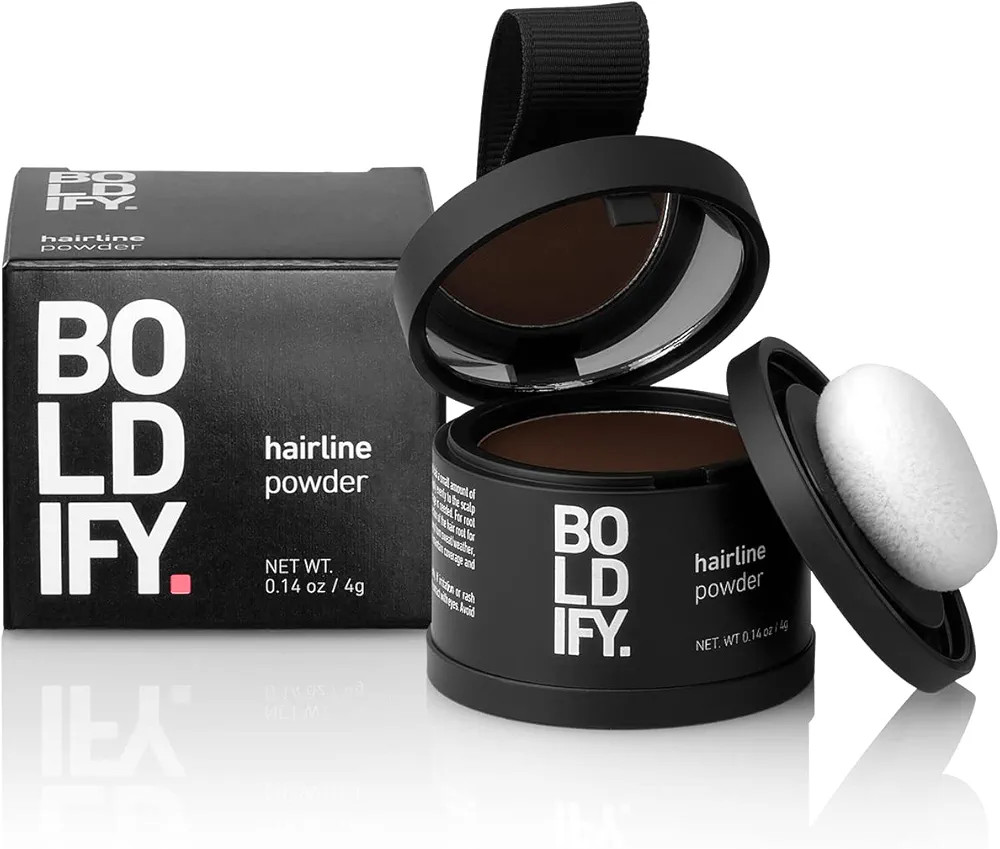 BOLDIFY Hairline Powder Instantly Conceals Hair Loss, Root Touch Up Hair Powder, Hair Toppers for... | Amazon (US)