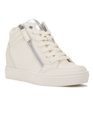 Nine West Women's Tons High Top Hidden Wedge Sneakers - Macy's | Macy's