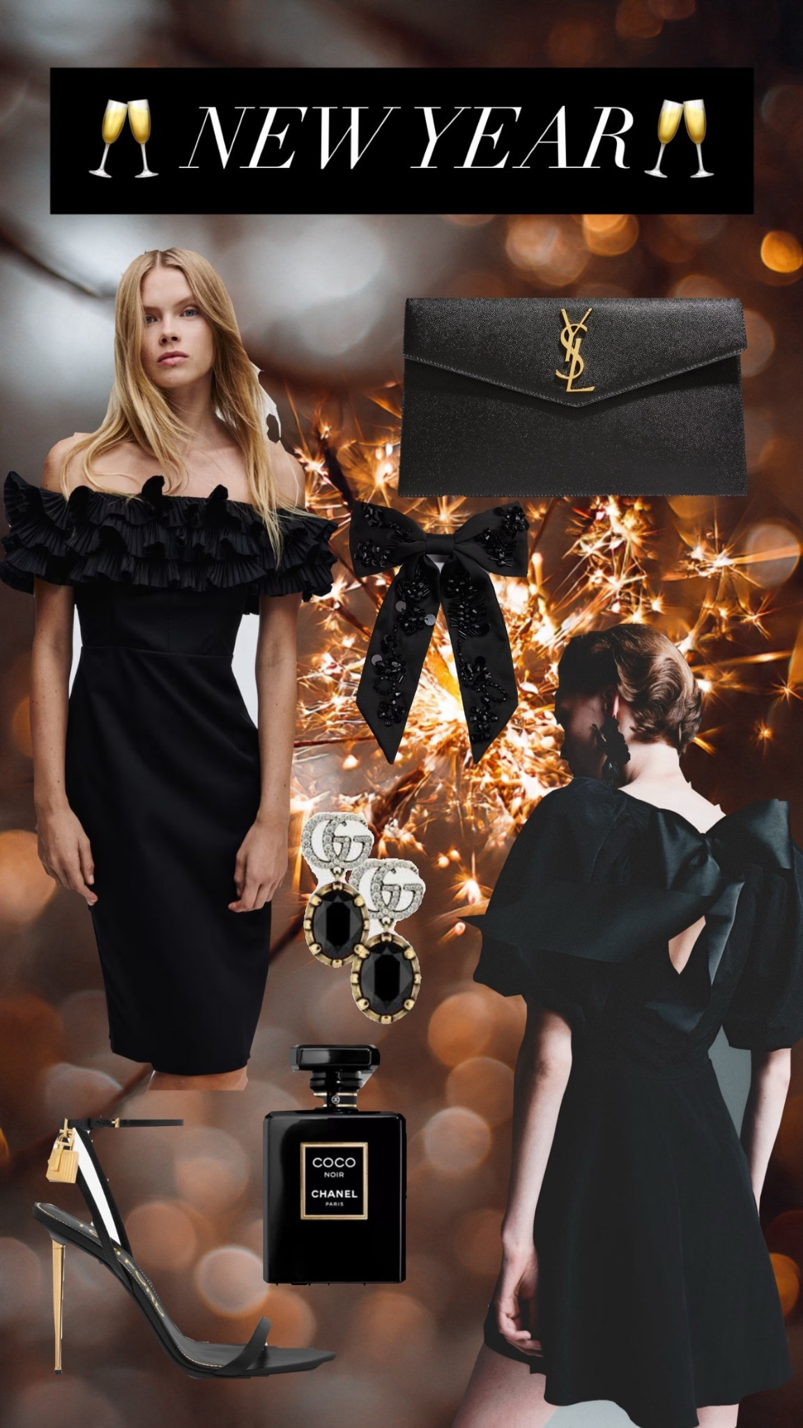 An easy curated New Year look that is classic and glamorous. 

#LTKBeauty #LTKgrwm #LTKHoliday