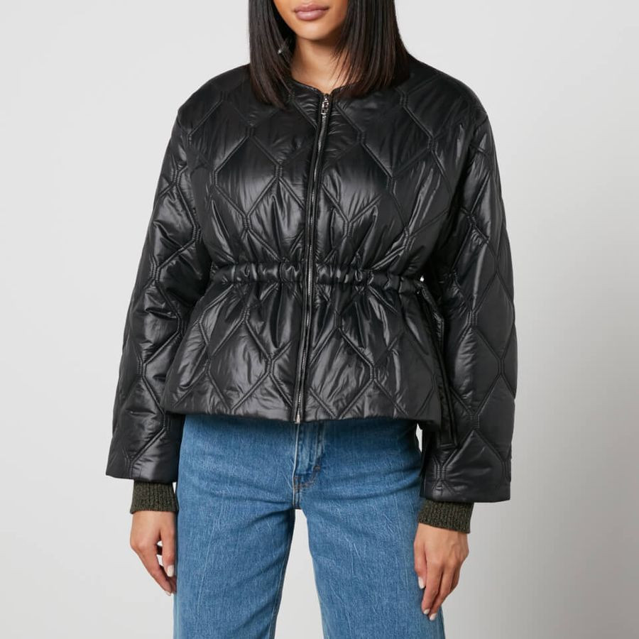 Ganni Quilted Shell Jacket | Coggles (Global)