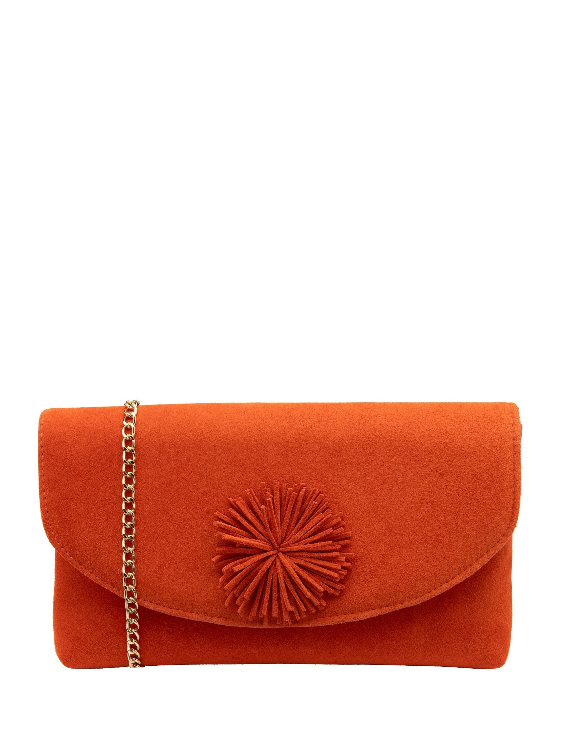 Lotus Lotus Orange Clutch Bag with Chain | Next US