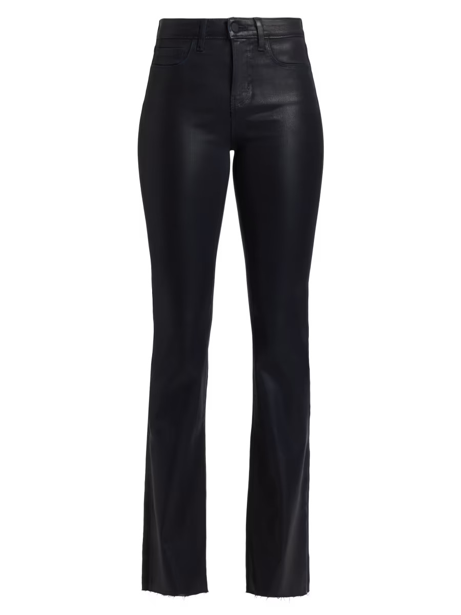 Ruth Coated High-Rise Straight Jeans | Saks Fifth Avenue