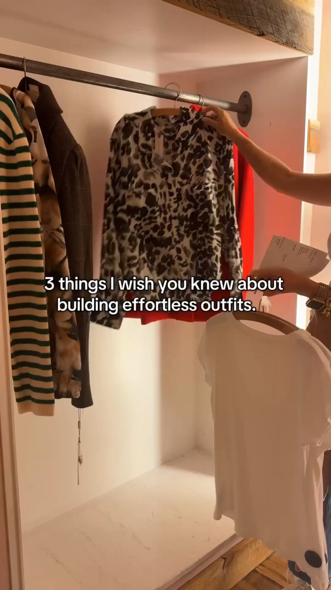 Effortless outfits aren’t about having more clothes — they’re about knowing what works. Here are 3 things I wish you knew: 1️⃣ Start with fit and proportion. When something fits correctly and balances your body, the outfit instantly feels intentional. 2️⃣ Build around strong basics. Great denim, elevated knits, and classic layers are the foundation of most effortless looks. 3️⃣ Keep your palette simple. A cohesive color palette makes mixing and matching easy and takes the guesswork out of getting dressed. Once these pieces are in place, getting dressed stops feeling hard — and starts feeling natural. If you want help creating a wardrobe that actually works for your life, our team can help.✨