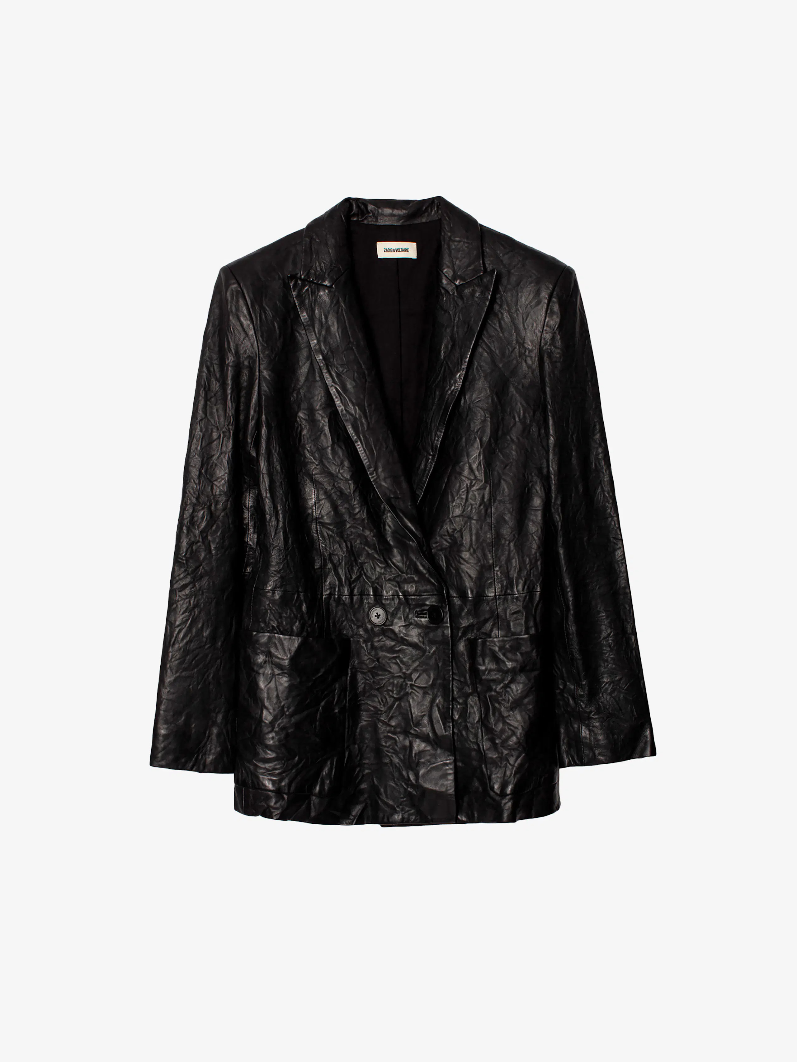 Visco Crinkled Leather Jacket | Zadig et Voltaire (US)