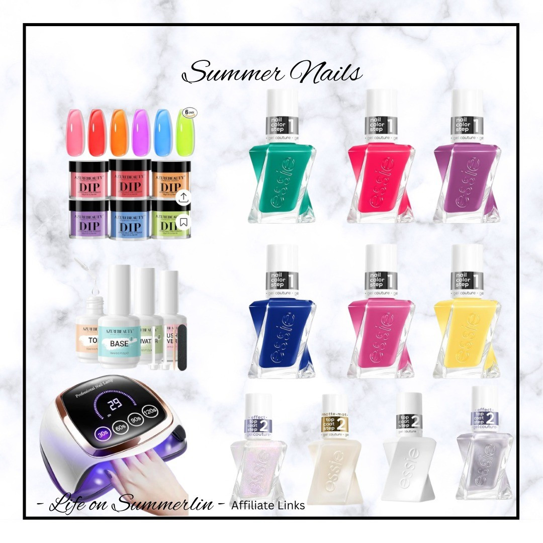 Summer Nails! I prefer gel on my toes and dip on my fingers! I do mine at home and love them!! 

#LTKmomlife #LTKselfcare #LTKBeauty