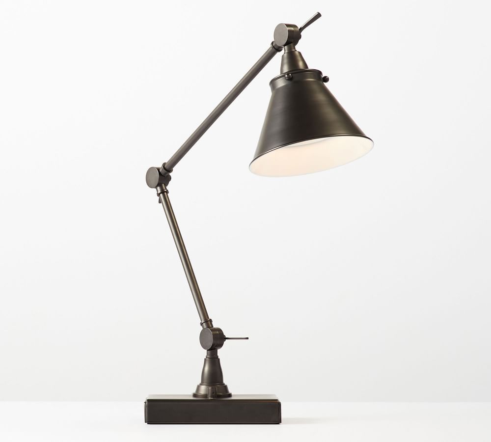 Architect's USB Adjustable Task Table Lamp, Bronze | Pottery Barn (US)